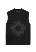 Hybrid black tank top