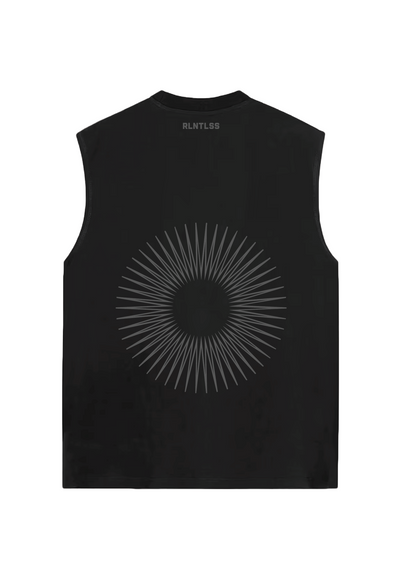 Hybrid black tank top