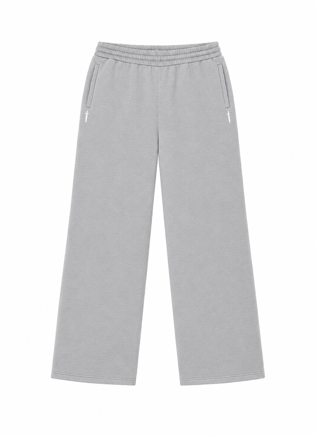 Grey sword straight leg pants