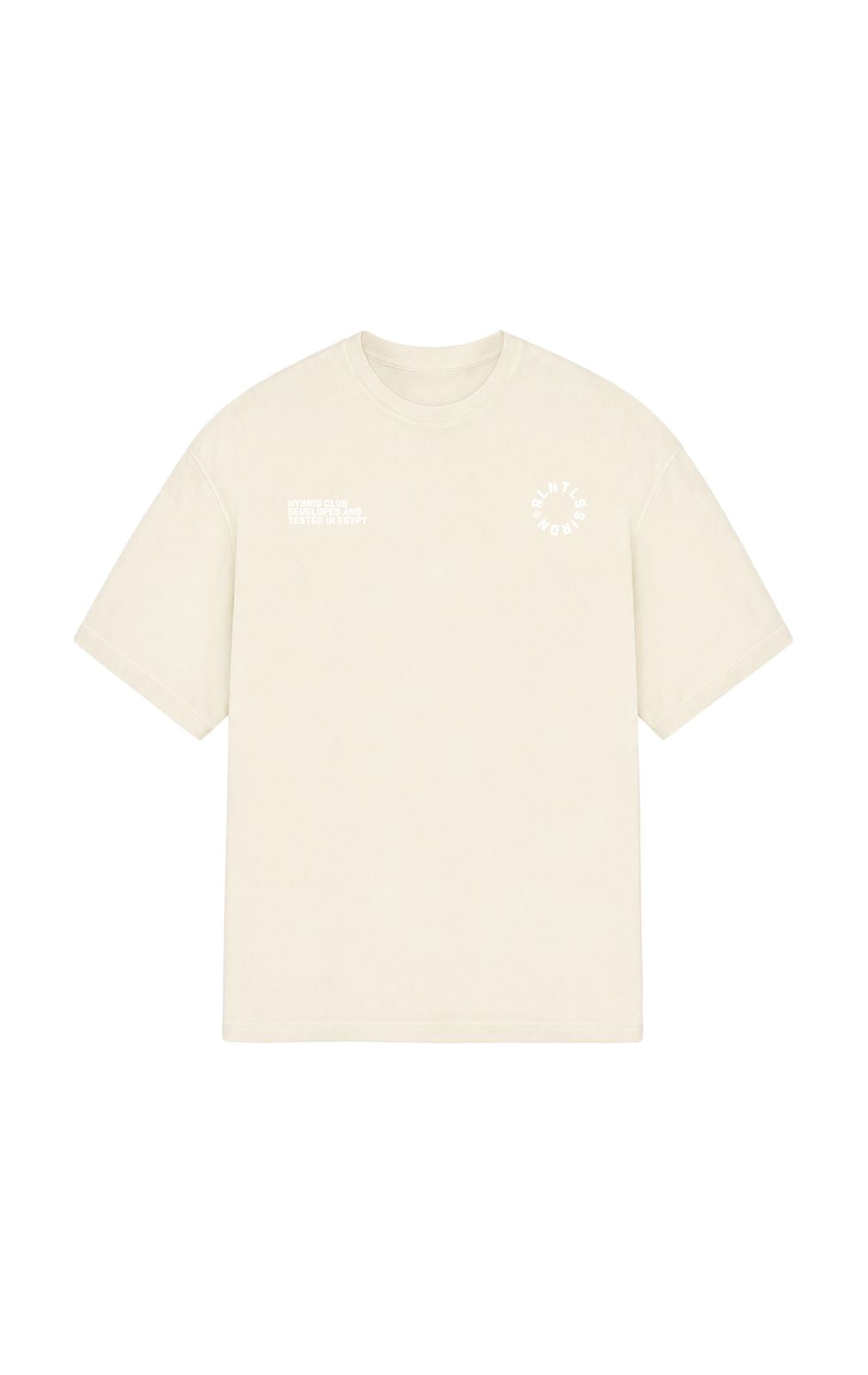 conditioning cream oversized t-shirt
