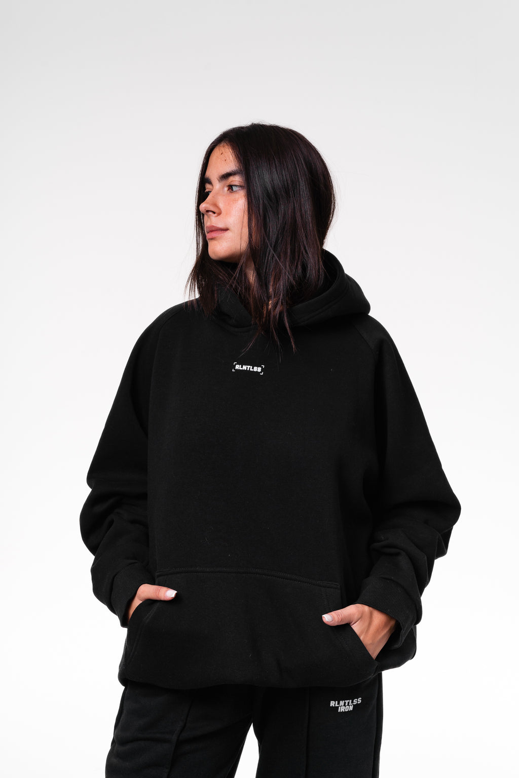 Women Black hoodie