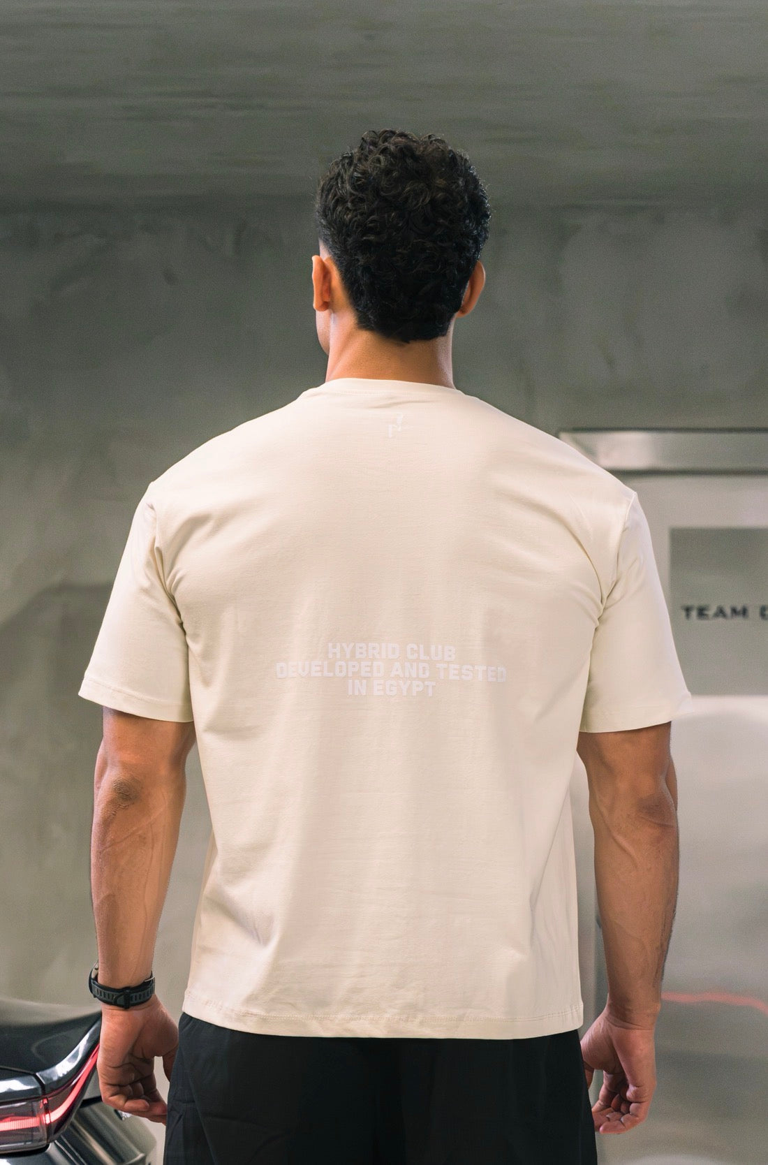 conditioning cream oversized t-shirt