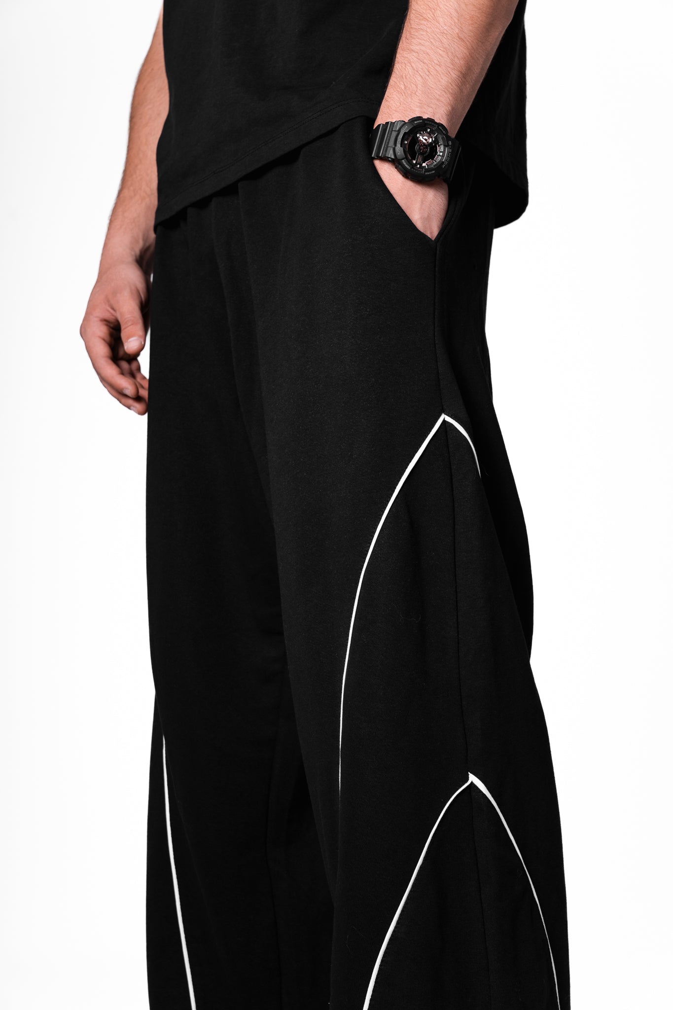 Retro straight leg pants