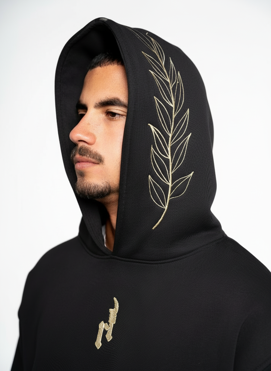 Golden Rlntlss Feathers hoodie