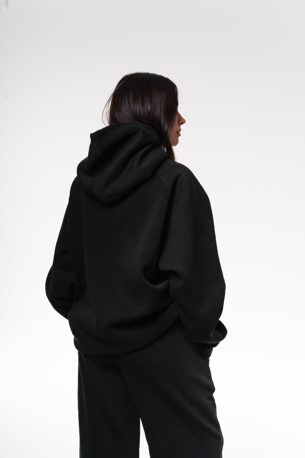 Women Black hoodie