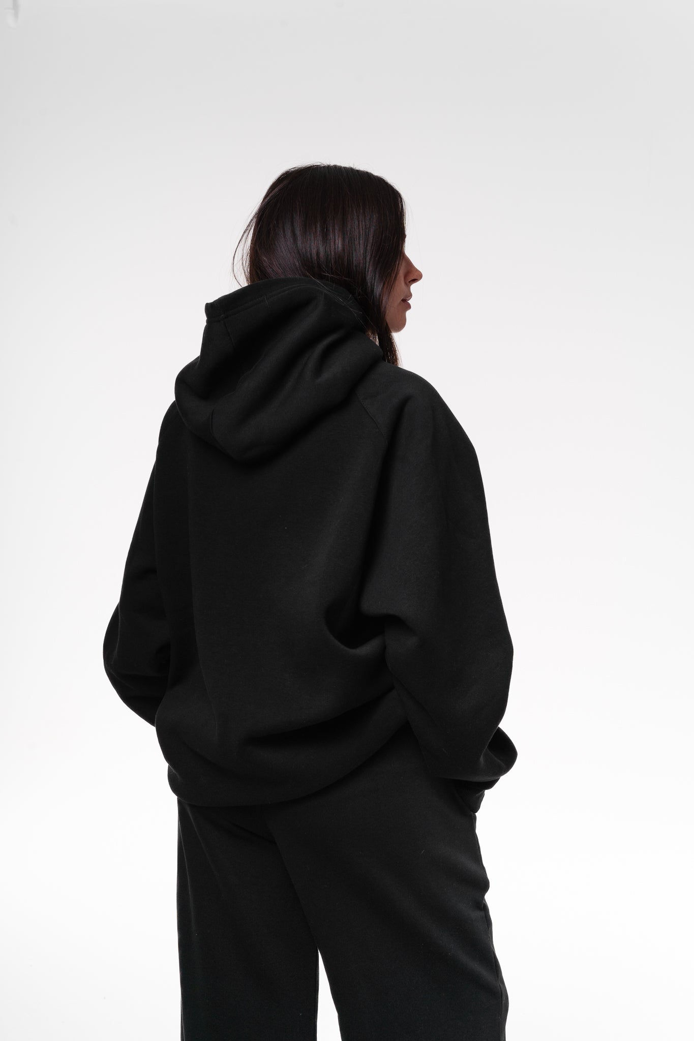 Women Black hoodie