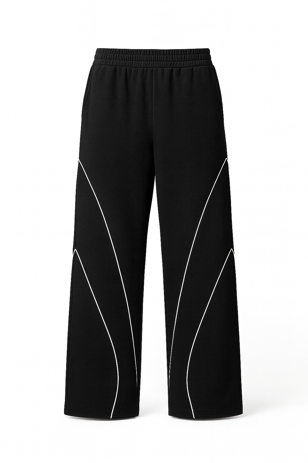 Retro straight leg pants