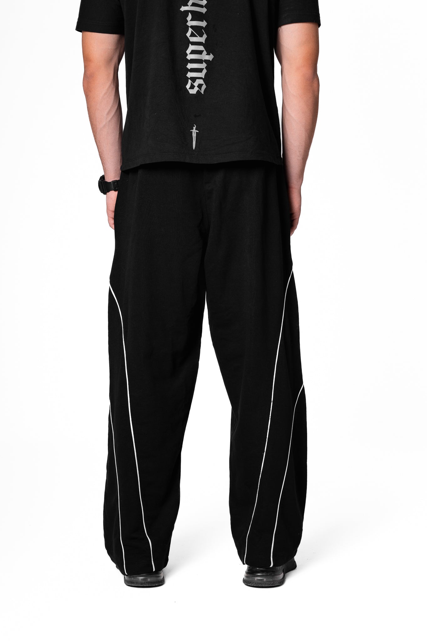 Retro straight leg pants