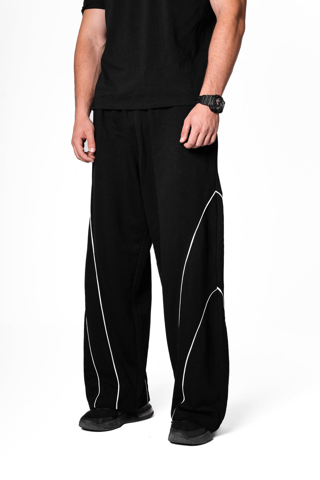 Retro straight leg pants