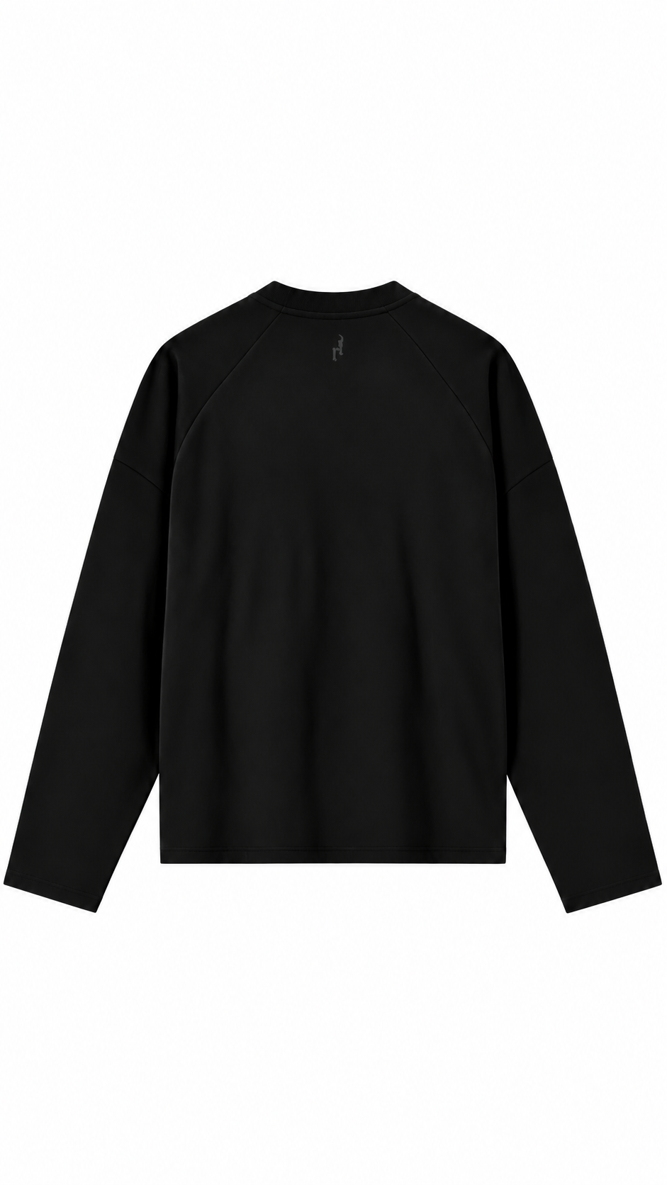 Boxy black on black long sleeve