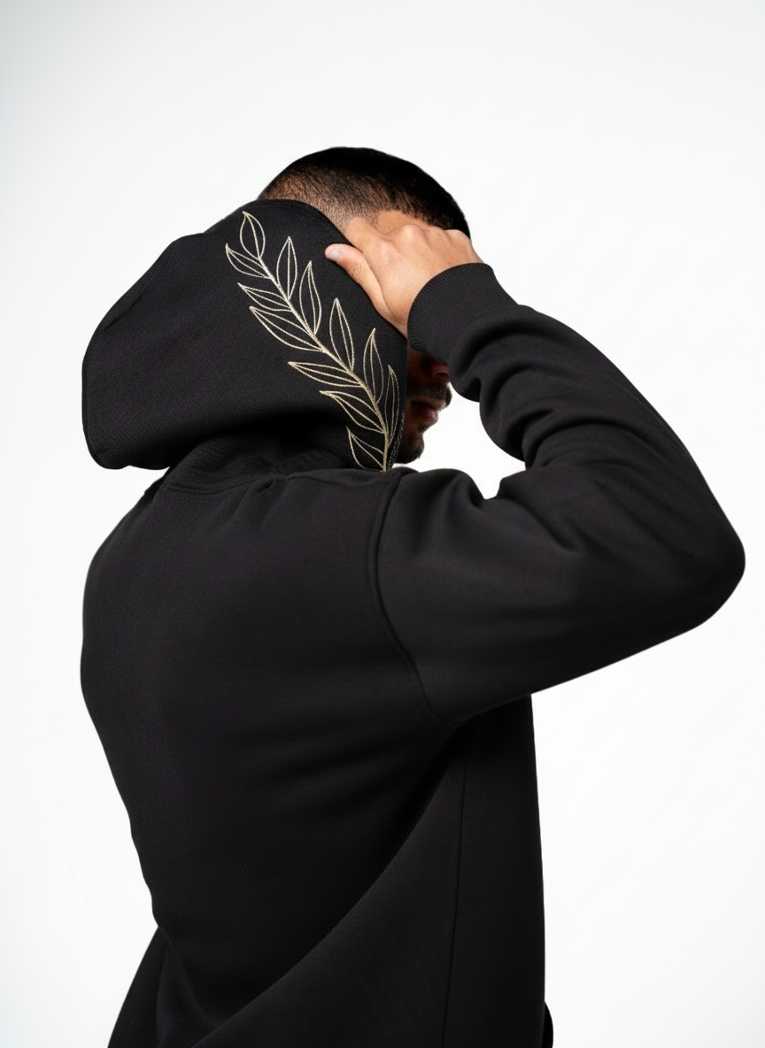 Golden Rlntlss Feathers hoodie