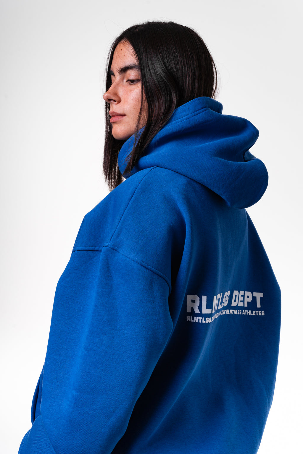 Women Blue hoodie
