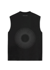 Hybrid black tank top