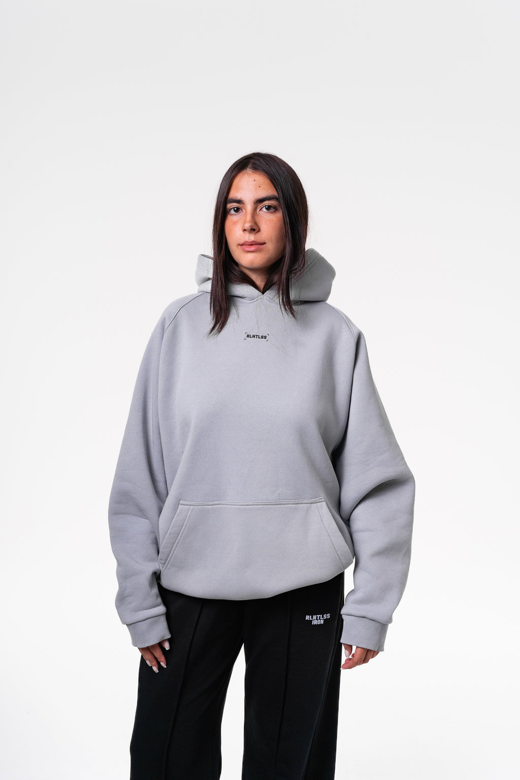 Women silver essential hoodie