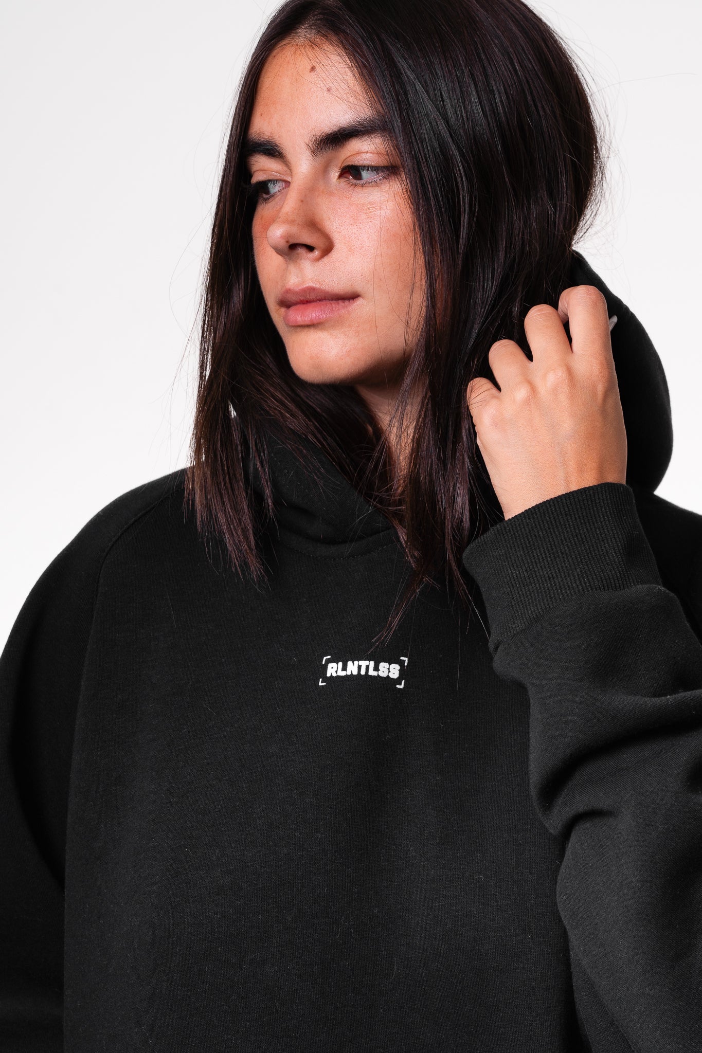 Women Black hoodie