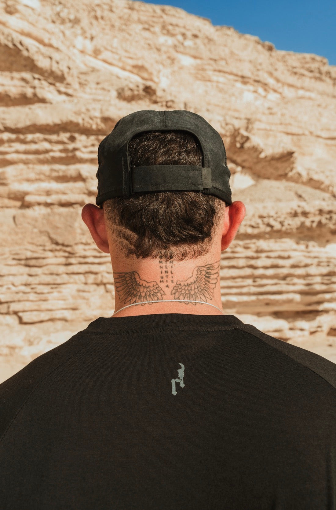 Boxy black on black long sleeve