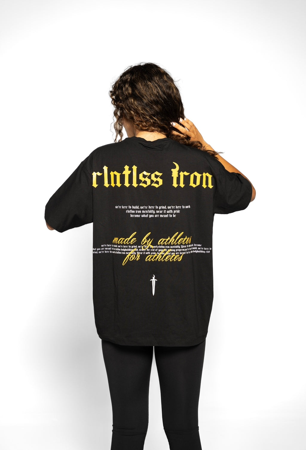 Women yellow oversized t-shirt