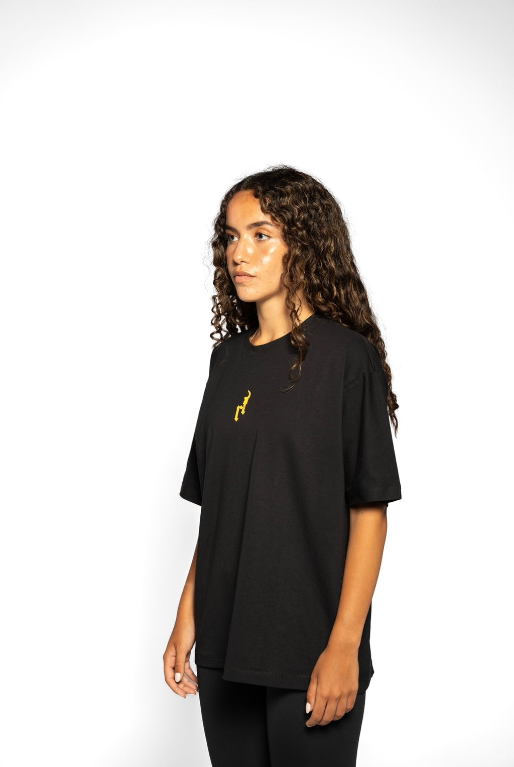 Women yellow oversized t-shirt