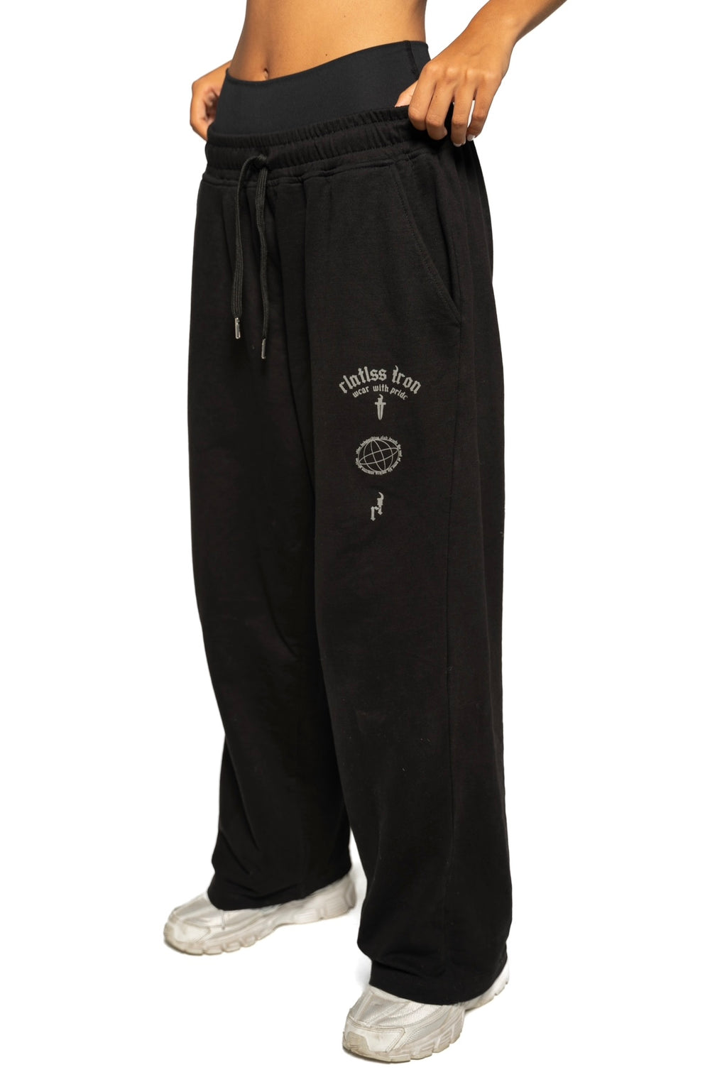 Women Black baggy sweats