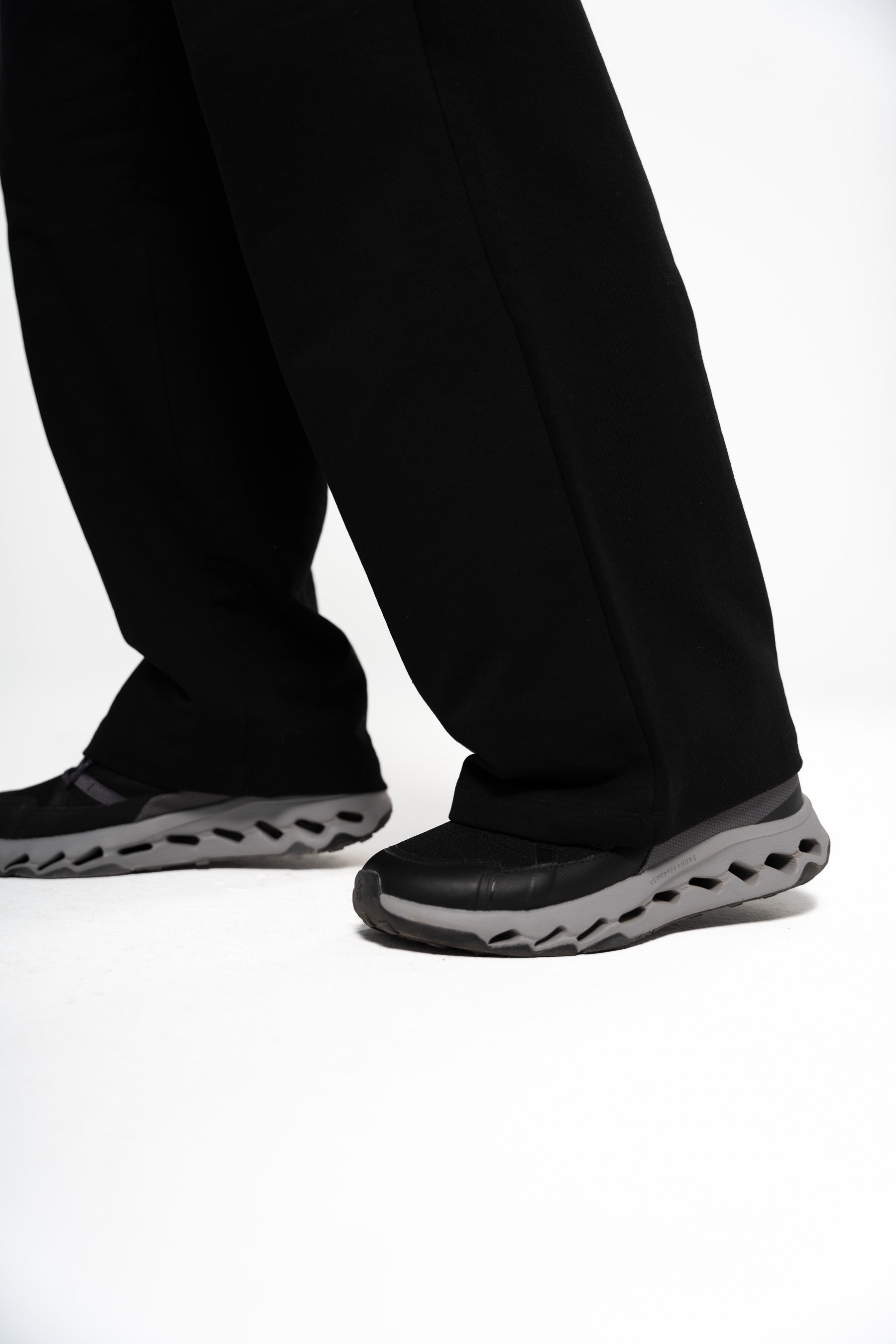 BLACK PANTS STRAIGHT LEG OVERSIZED