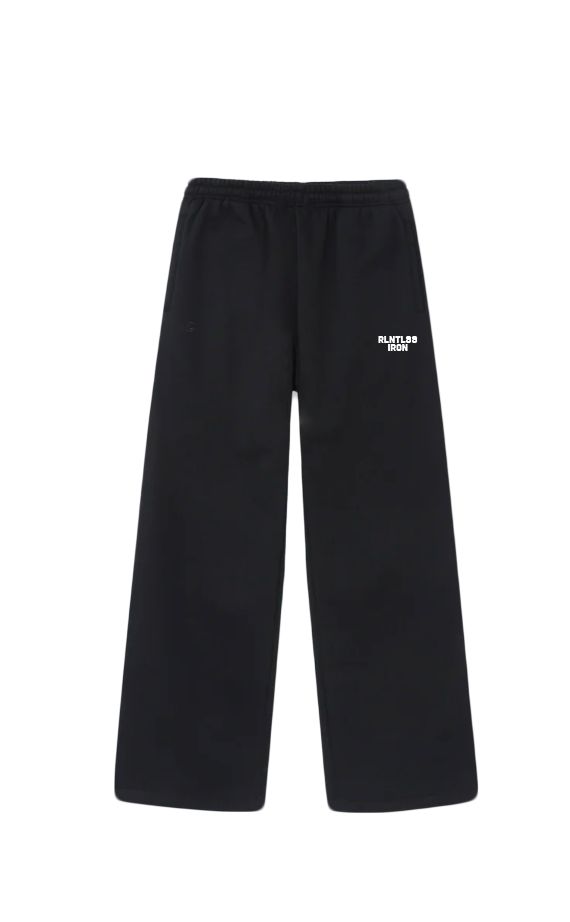 Black women straight leg pants