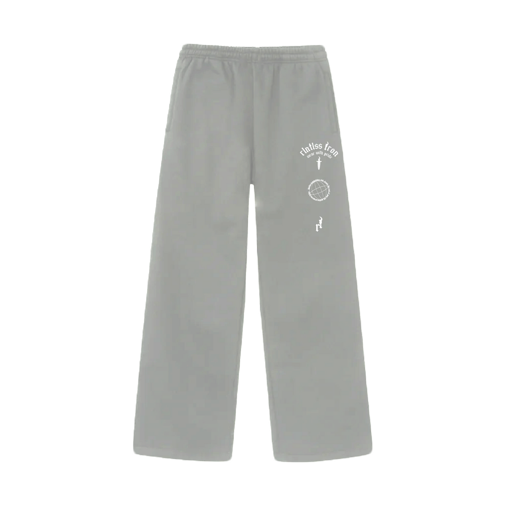 GREY PANTS STRAIGHT LEG OVERSIZED